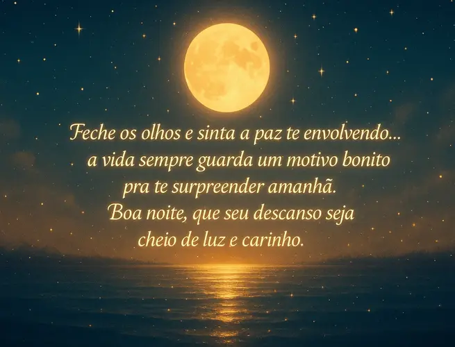 Mensagem de Boa Noite